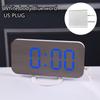 Будильник цифровой электронный умный светодиодный повтор настольный дисплей времени украшение дома 2 порта USB зарядное устройство для iPhone Android Desktop