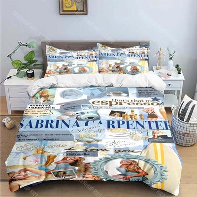 3D Принт S-Сабрина Карпентер Певица Комплекты Постельного Белья Изысканный Набор Постельных Принадлежностей Пододеяльник Комплект Одеяло Постельное Белье Комплект Роскошь