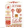 Stickers - Graine Créative - Love - 14 Pcs - Metallic - Mixed