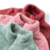 Women's Pajamas Winter Warm Coral Fleece Fleece Thickened New Sports Zipper Loungewear Top
