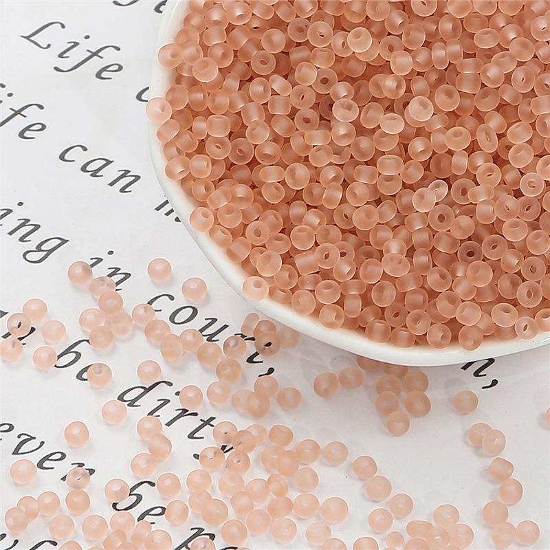 3 мм 700 шт./пакет шитье популярный бисер стеклянные ювелирные изделия разделитель матовые цвета круглые однородные бусины высокого качества прозрачный размер для рукоделия