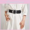 Fashion Rivet Belt With Alloy Buckle For Casual Outfits And Everyday Accessory