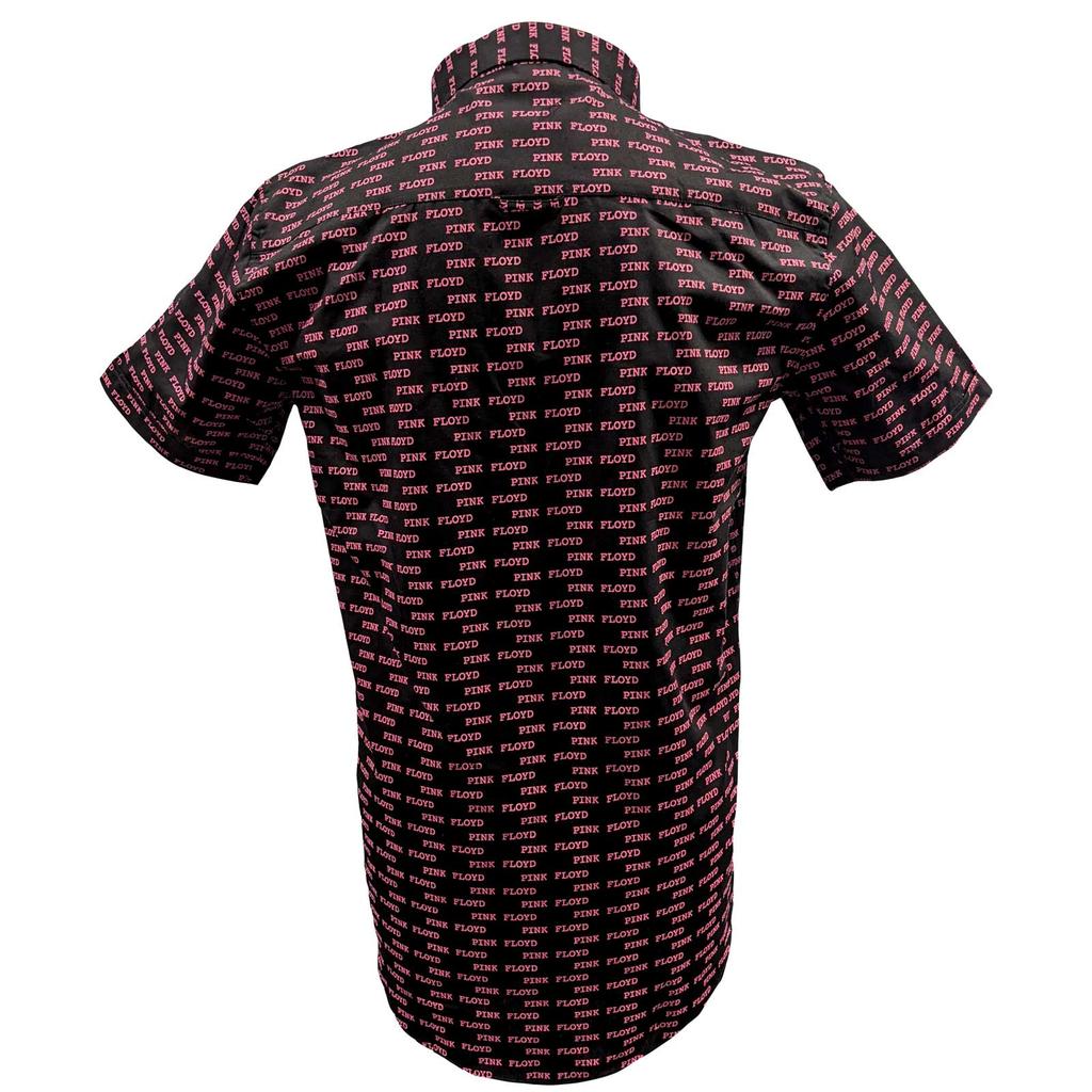 Pink Floyd Unisex Adult Courier Pattern All-Over Print Shirt