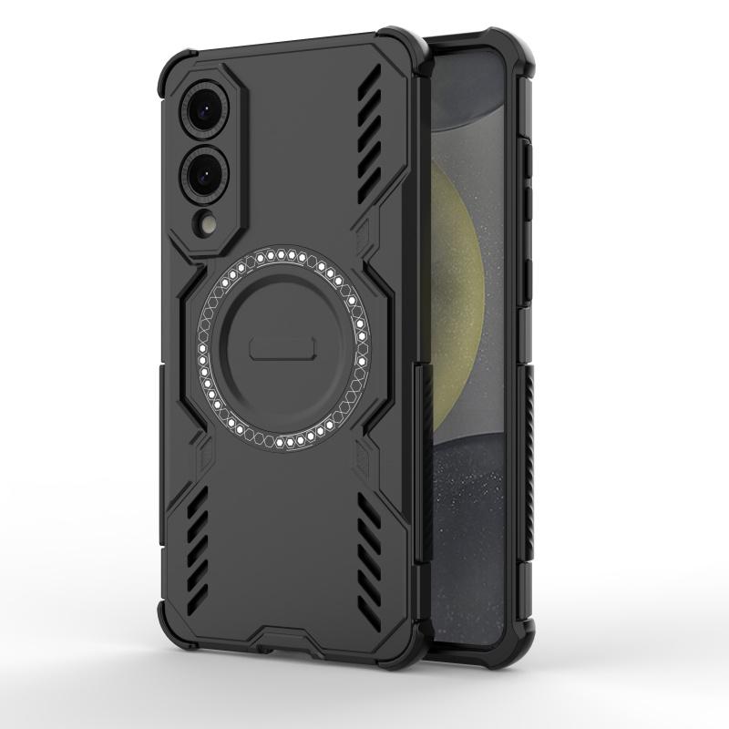 Магнитный Роскошный Бронированный Противоударный Чехол Для Samsung S25 Edge Capa Цветной Жесткий Противоударный Круглый Магнитный Samsung Galaxy S25 Edge