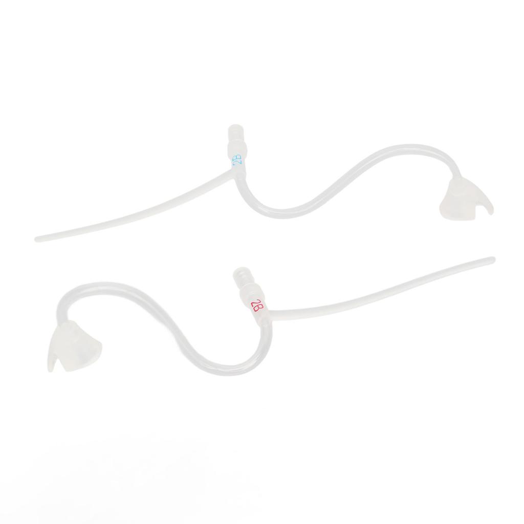 10 шт., звуковая трубка для слухового аппарата, увеличение звука, компактная пластиковая сменная тонкая звуковая трубка