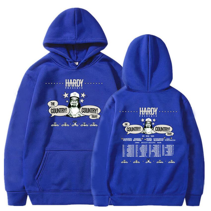 HARDY THE COUNTRY! COUNTRY! TOUR! 2026 Hoodies Fashion Unisex Streetwear Hip Hop Graphic Printing Clothing Winter Sweatshirt