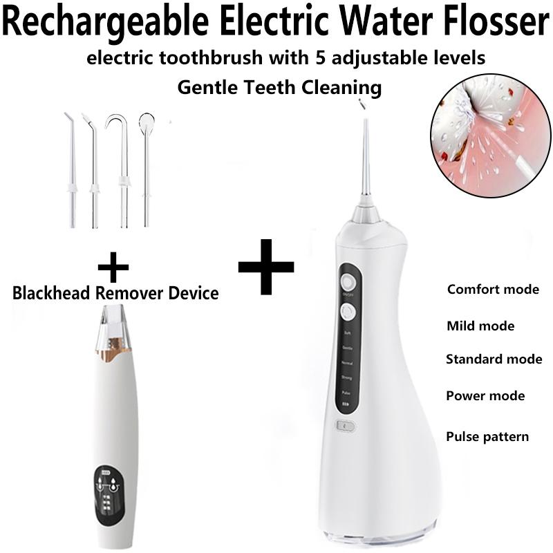 Portable Oral Irrigator for Deep Teeth Cleaning, Home and Travel Use