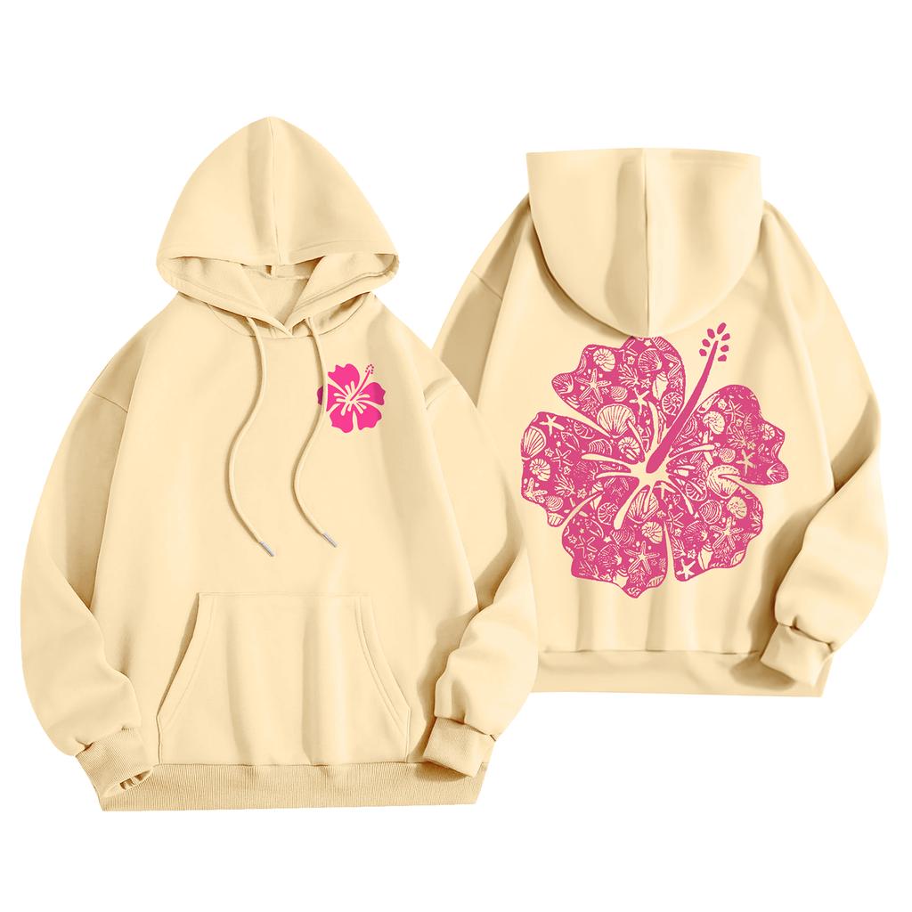 Женская мода, женский легкий пуловер с длинными рукавами и карманами, толстовка с капюшоном в стиле консервативного стиля