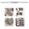 Ethnic Style Wool Leg Warmers: Women’s Thick, Warm, Knitted Calf Warmers with Retro Snowflake Pattern for Autumn and Winter.