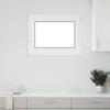 Basement Window RISOR 80 x 70 cm PVC and Glass Anthracite
