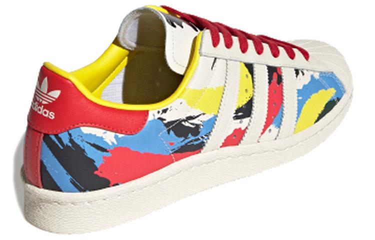 adidas Originals Superstar80s Ac 'Белый Желтый Красный' FY0727