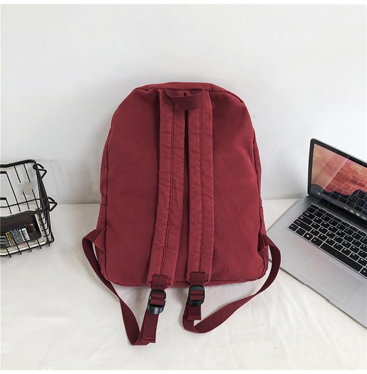 Холщовый рюкзак для школьников средней школы, повседневный рюкзак для женщин, школьный рюкзак