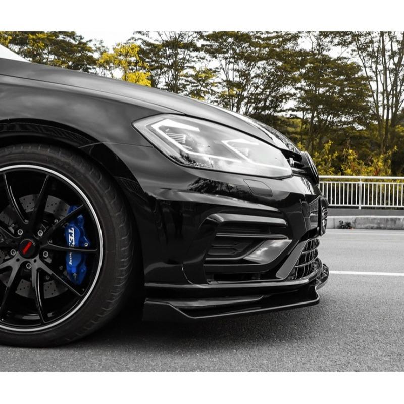 Front Bumper Spoiler Lip for Golf 7 7.5 MK7 MK7.5 GTI GTD R R-Line 2012-2020 Maxton Style Chin Splitter Diffuser Blade Body Kit