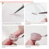UV Gel Polish Painting Professional Nail Design Tool Wooden Nail Art Brushes Fine Liner Brush for Thin Details