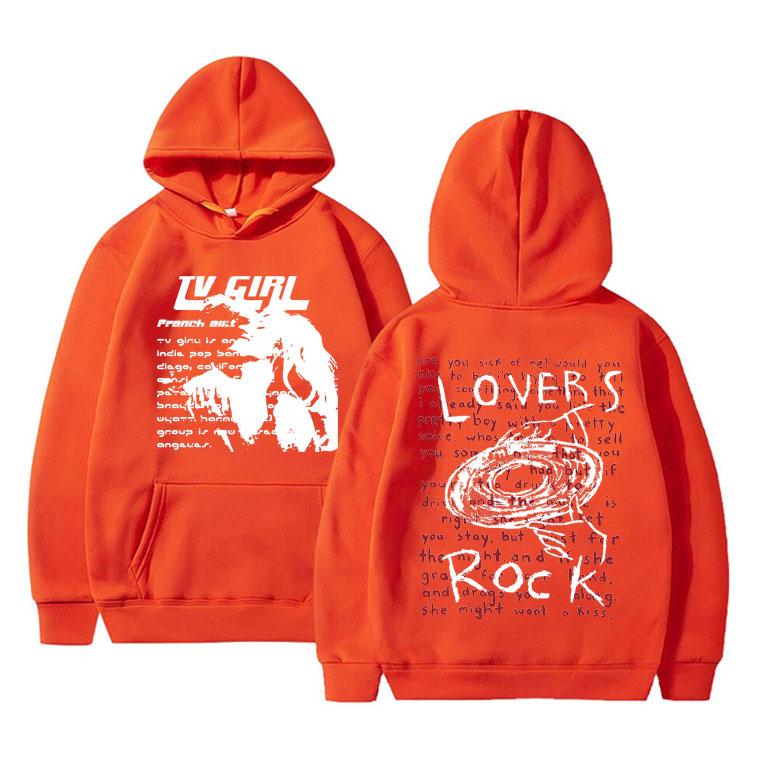 Толстовка с двусторонним принтом для девочек-телелюбителей, толстовка с капюшоном с французским выходом, постер альбома, толстовки унисекс, женская мода, большой свитшот