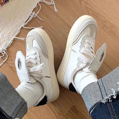 Серебристые немецкие тренировочные кроссовки женские 2025 лето новый нишевый дизайн ретро платформа спортивные повседневные дышащие кеды