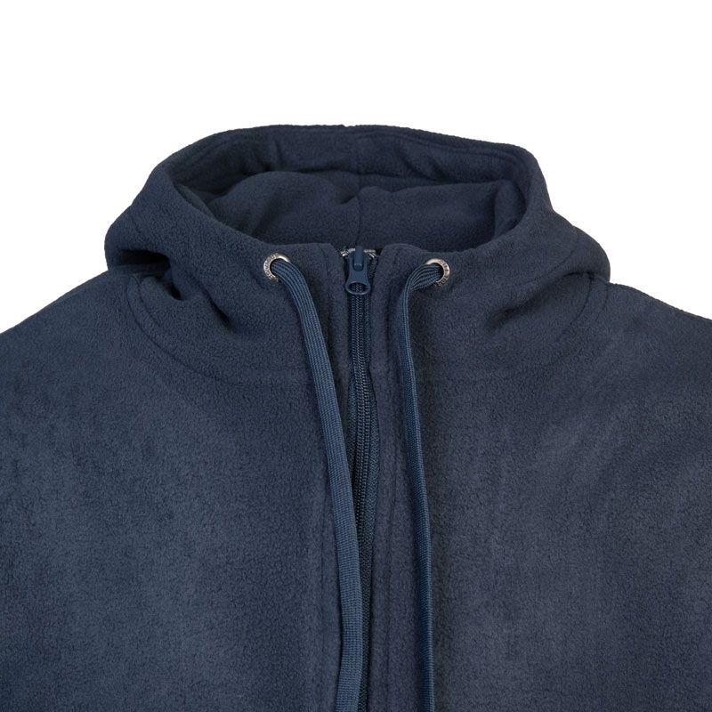 Мужская флисовая куртка с капюшоном в рубчик BILL TORNADE