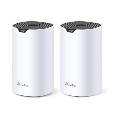 Система Mesh Wi-Fi TP-Link, Беспроводной LAN-маршрутизатор WiFi AC1900 1300+600 Мбит/с, Двухдиапазонный репитер, Deco S7/A, 2 шт., Белый