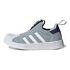 adidas Оригинальные Superstar 360 Mesh Повседневные Прочные Низкие Детские Кеды для Скейтбординга Детские Кроссовки Синие Белые IF5917