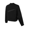 Nike SS25 Prima DF Crew Top Однотонный Универсальный Пуловер С Длинным Рукавом Толстовка Женские топы Черный HJ1187-010