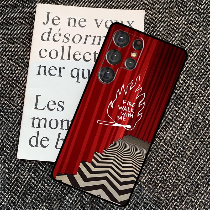 Чехол Welcome To Twin Peaks для Samsung Galaxy S24 Ultra S22 S23 Plus S20 S21 FE S8 S9 S10 Note 10 20 Ultra