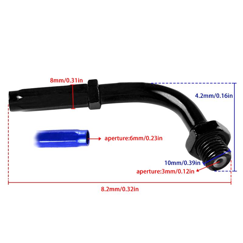 Мотоцикл 90 градусов Алюминиевый сплав Регулируемый Болт головки троса газа Мотоциклетные запчасти Мотоциклетные аксессуары