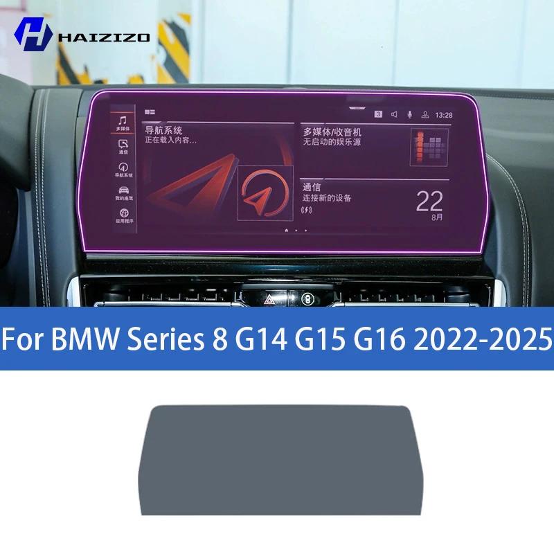 For BMW Series 8 G14 G15 G16 -2025 Car interior center console protective sticker interior decorative strip TPU protective