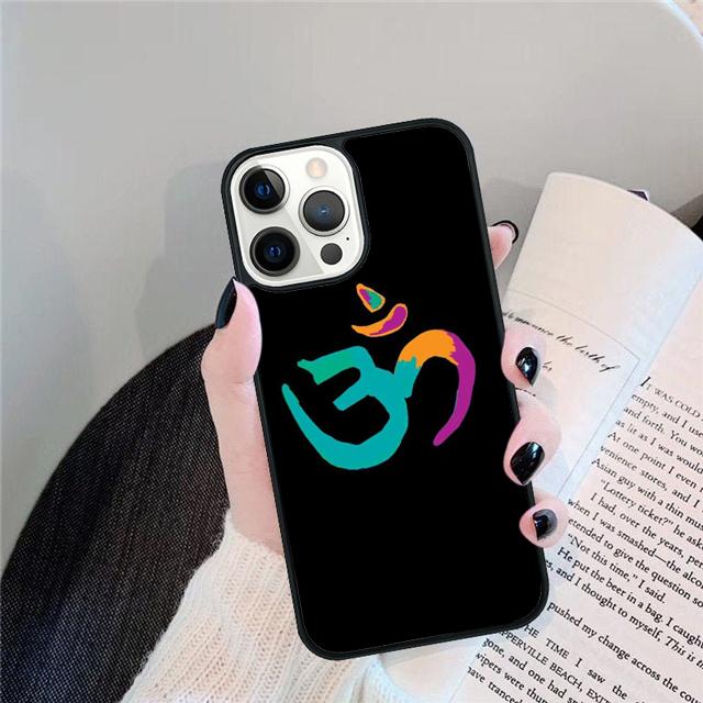 OM Yoga GOA Дзен Символ Ракушка Чехол Для iPhone 17 Air 15 16 14 13 12 Pro Max 11 Pro Max Plus Чехол для Телефона