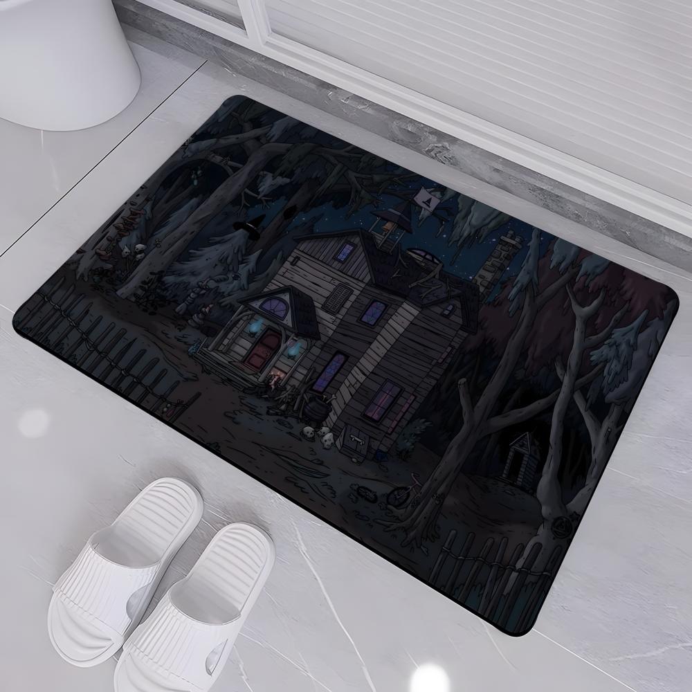 ANIME S-Summer Camp Island Floor Mat Absorbent Floor Mat Non-Slip Entrance Rug for Bathrooms Restrooms and Toilets