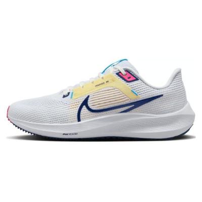 Air Zoom Pegasus 40 White Deep Royal Pink Женские кроссовки Photon-Dust Fierce-Pink Deep-Royal-Blue DV3854-105