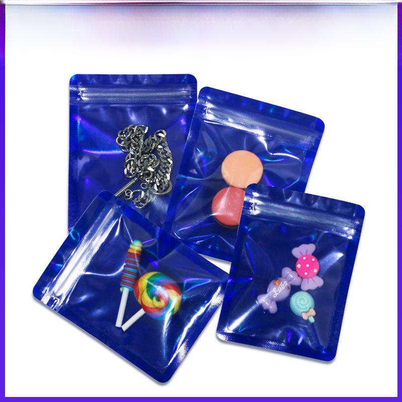 Голографическая антиокислительная ювелирная сумка-молния для сережек и ожерелий