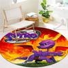 Dragon Quest Custom Name Round Area Rug Carpet Rug For Living Room Bedroom Sofa Playroom Decor Nonslip Floor Mat