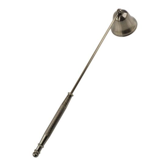 Гаситель для свечей в форме колокольчика с длинной ручкой, фитиль для чайных свечей из нержавеющей стали, гаситель пламени, инструменты для тушения свечей, аксессуары для свечей