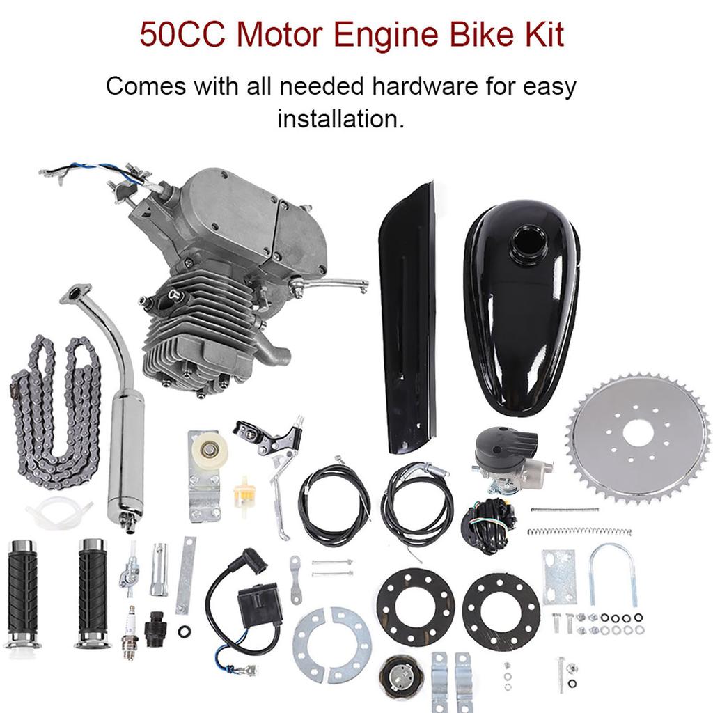 Комплект 2 для двигателя велосипеда 50CC?Комплект для мотоцикла с газовым двигателем Stroke