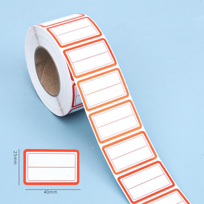 Красочные простые именные этикетки, 1000 наклеек, именные наклейки, именные этикетки для офиса, встреч, школы и дома