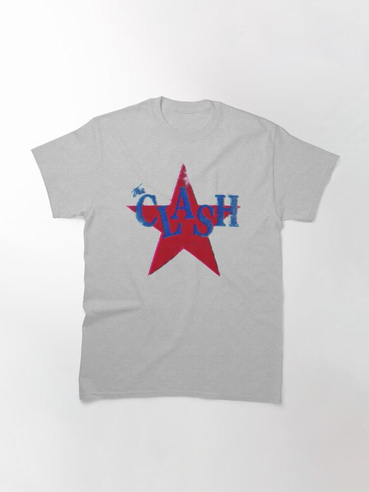 The Clash the clash distressed offset star graphic Classic T-Shirt