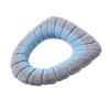 Toilet Seat Cover Mat Soft Velvet Fabric Universal Bathroom Toilet Seat Cover Washable Closestool Warmer Accessories