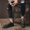 Мужские повседневные модные кроссовки для скейтбординга на четыре сезона, удобные для студентов, трендовые кроссовки для мальчиков с мягкой подошвой, дышащая обувь