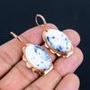 Серьги из драгоценного камня Dendrite Opal Handmade из меди для свадебного подарка