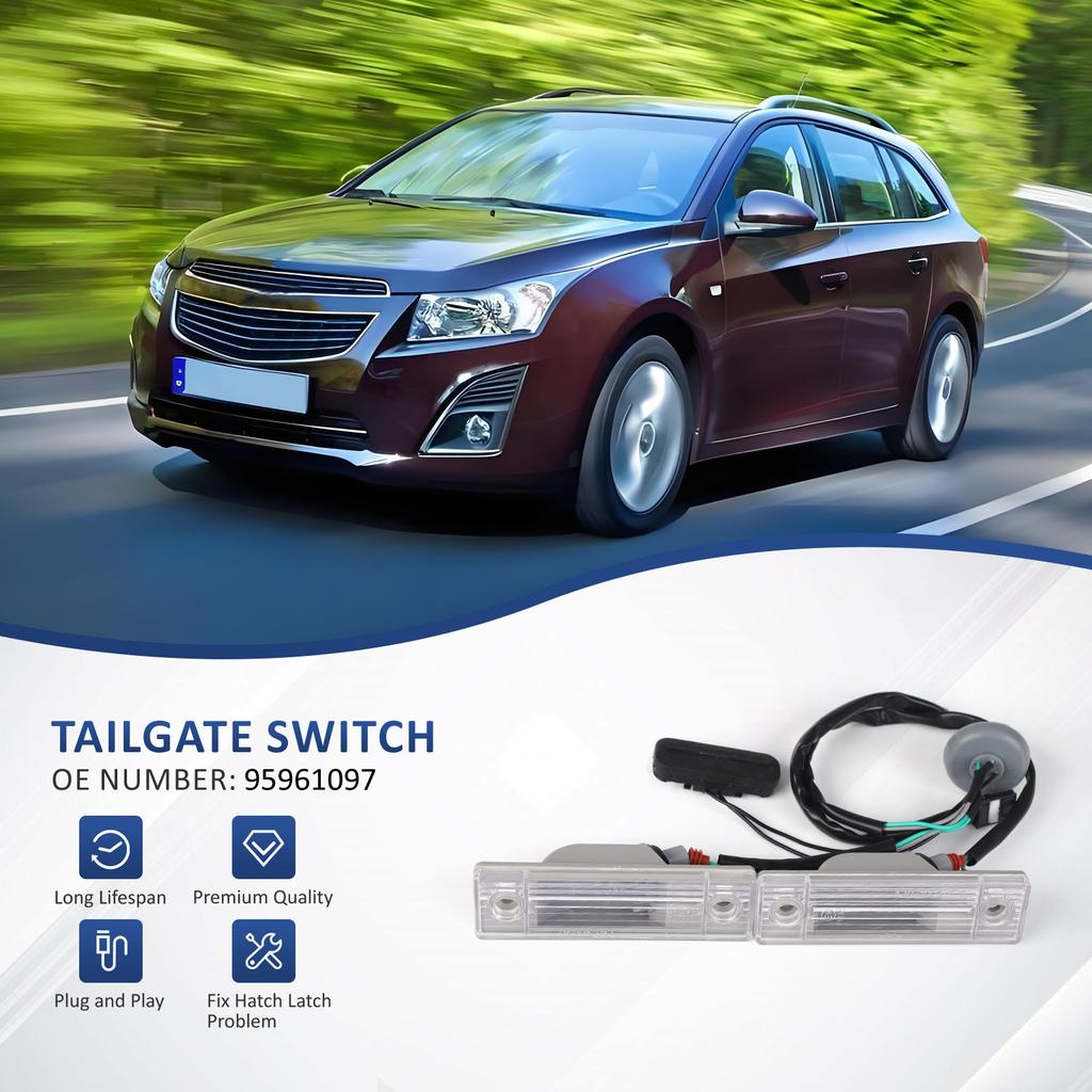 95961097 Выключатель открытия багажника автомобиля для Chevrolet Chevy Cruze Orlando Задний Свет номерного знака Кнопка замка крышки багажника