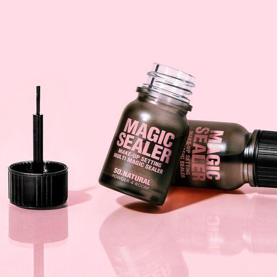 SO NATURAL Multi Magic Makeup Sealer 10 мл – Корейский прозрачный фиксирующий топ-коат для подводки, туши и бровей