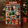 2025 Farm Advent Calendar Box 24 Days Mini Animals Vegetables Fruits Toys for Kids Christmas Countdown Decor for Home Car