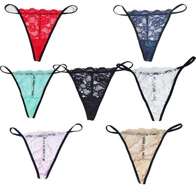 Классические европейские и американские сексуальные цельные кружевные бикини-стринги для женщин
