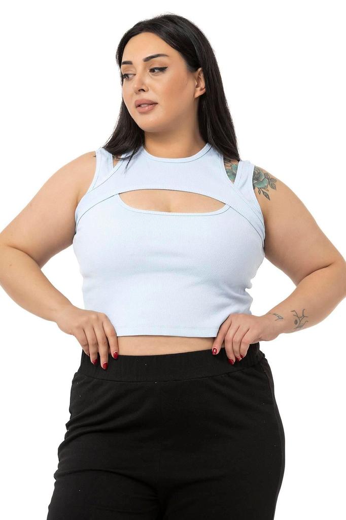 Женский стиль, боди большого размера, зеленый боди больших размеров с глубоким вырезом в рубчик, зеленое боди