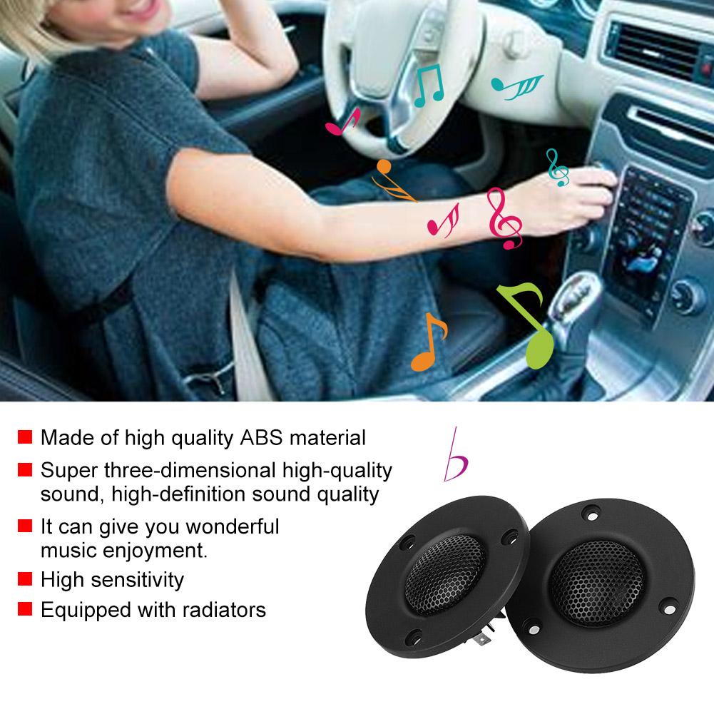 2Pcs 25 Core 25W B7 Pure Silk Film Magnet Dome Tweeter Treble Speaker Loudspeaker Diaphragm