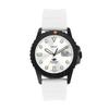Fossil СИНИЕ Дата Белый Силиконовый Часы Три Стрелки