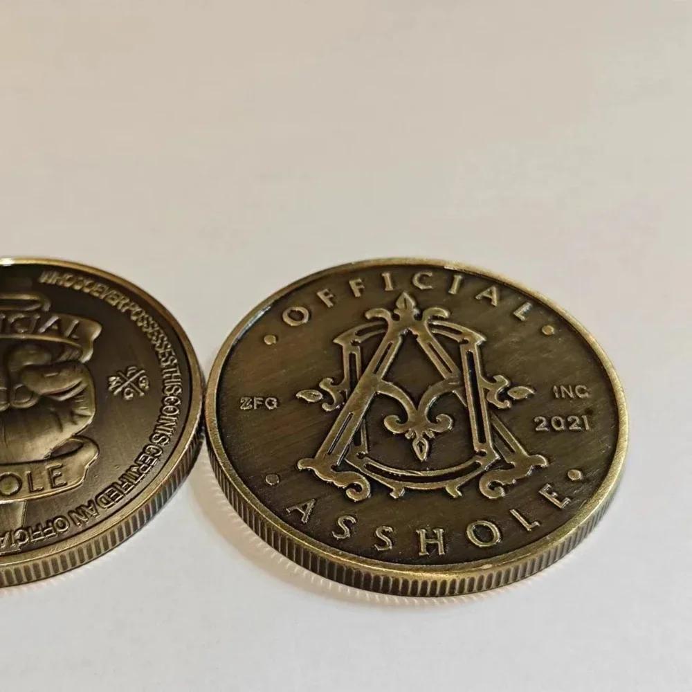 1 европейская и американская поддельная ретро-монета в виде среднего пальца, подарочная коллекционная памятная монета.