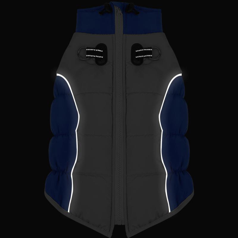 НОВОЕ Водонепроницаемое Теплое Пальто для Собаки Одежда Подкладка из хлопка Куртка для Питомца Средний/Большой Зима