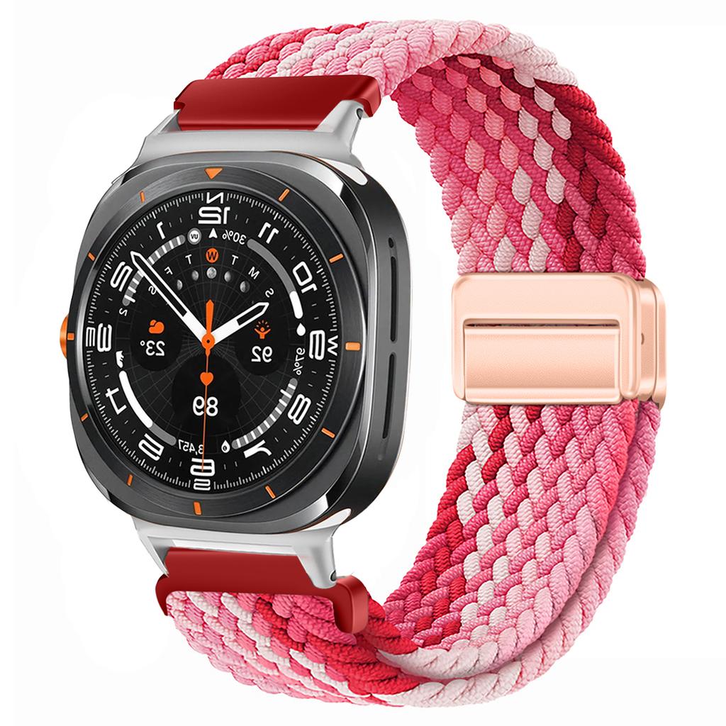 Для Samsung Galaxy Watch 7 Ultra Ремешок 47 мм Аксессуары Магнитный Плетеный нейлоновый спортивный Браслет Correa Galaxy Watch 7 Ultra Ремешок