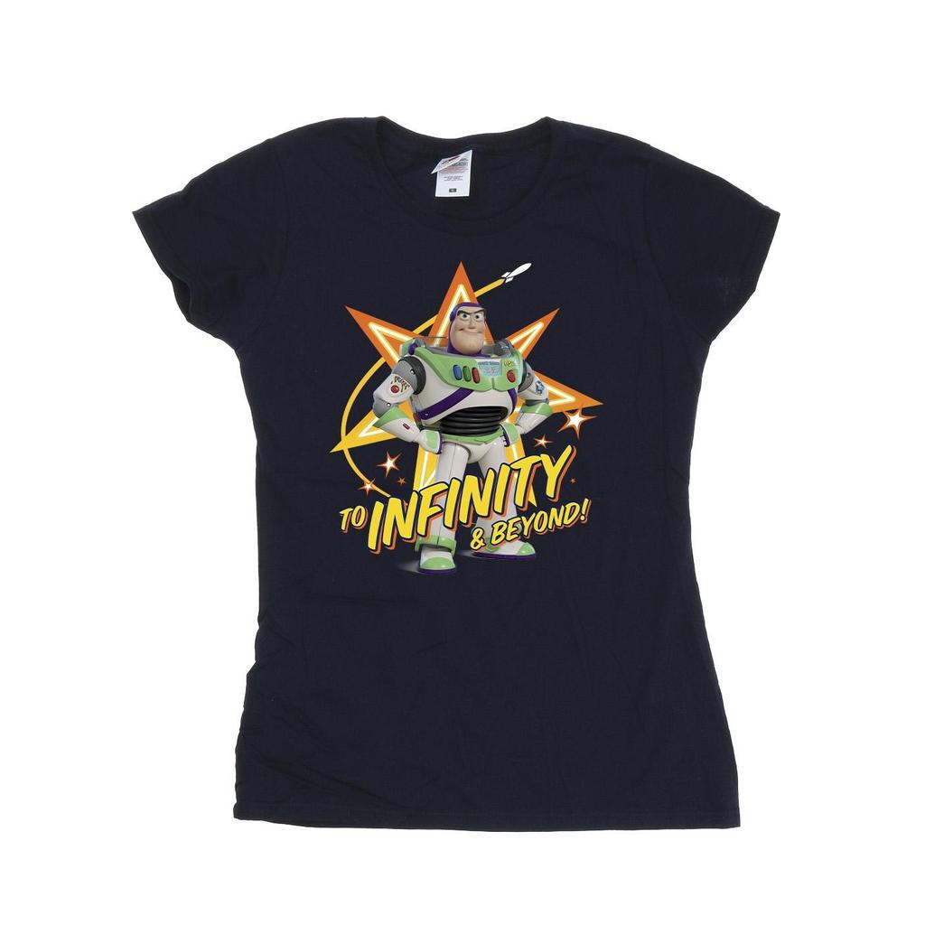 Disney Womens/Ladies Toy Story Buzz To Infinity Cotton T-Shirt